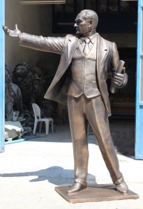 281 cm Kitap Atatürk Heykeli ( Ürün Kodu 10281)